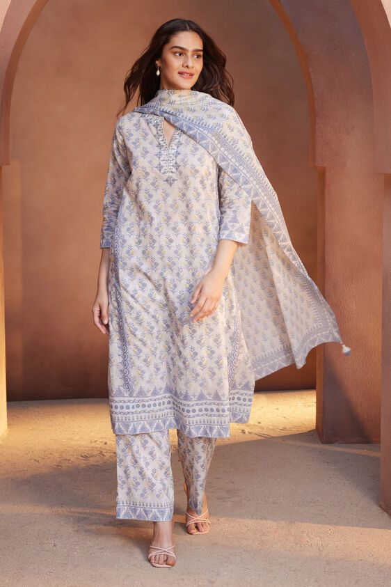Buy Mayisa Suit Set - Natural from Anita Dongre's…